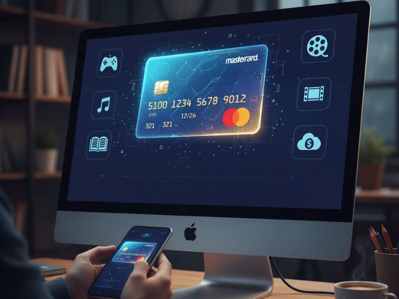 پرداخت اینترنتی با مستر کارت مجازی